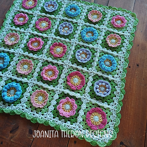 Blossoms and Buds Stroller Blanket photo 1