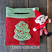 Merry Christmas Tree Gift Bag pattern