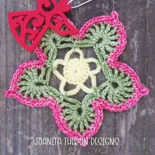 Christmas Flower Coaster photo 1