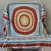 Sun to Sea Mandala Throw pattern 