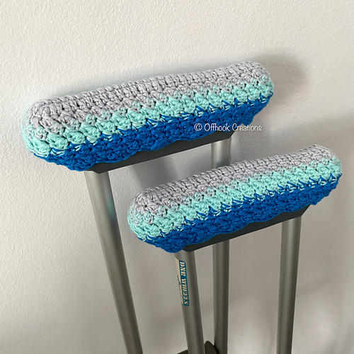 Ravelry Crutches Cover pattern by Jocelyn Ng