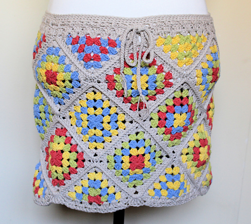 Patch-work skirt photo 1