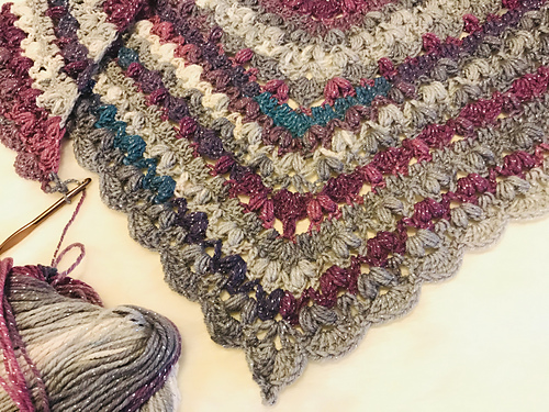 Puff Garden Shawl photo 5