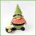 Leprechaun Gnome with a pot of gold pattern