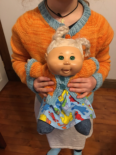 Hooded Sweater for a Cabbage Patch Doll photo 6
