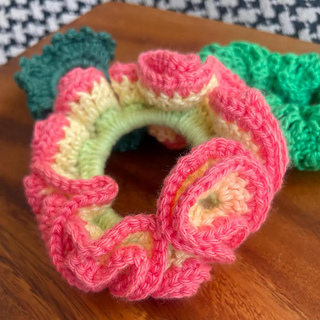 Double Ruffle Scrunchie