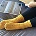 Acceptance Letter Socks pattern 