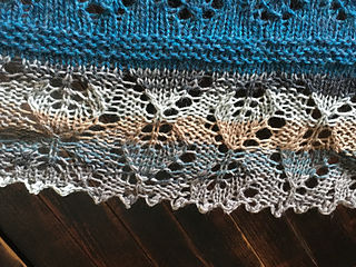 Dentelle, motif de feuilles