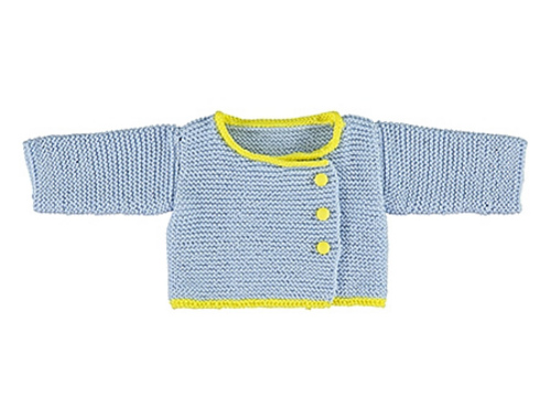 Cardigan bébé en tricot en laine et coton - Petit Bateau TN