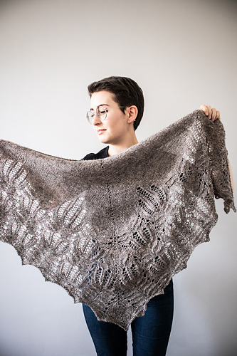 Bat Flowers Shawl photo 1