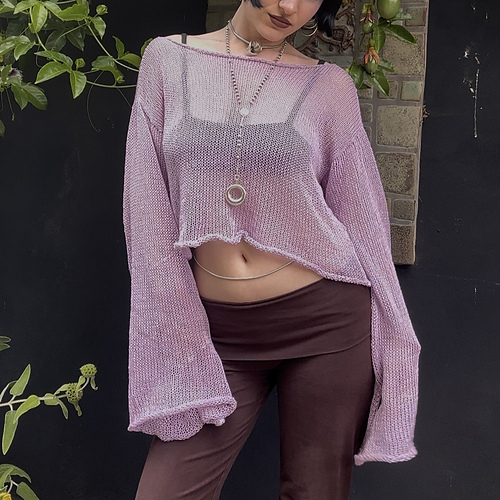 Hessea Crop Sweater Top