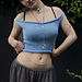 Batesia Off the Shoulder Crop Top pattern