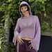 Foxglove Hooded Sweater Top pattern