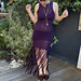 Tiamat High Neck Tassel Dress pattern
