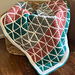 Mosaic Triangles Baby Blanket pattern 