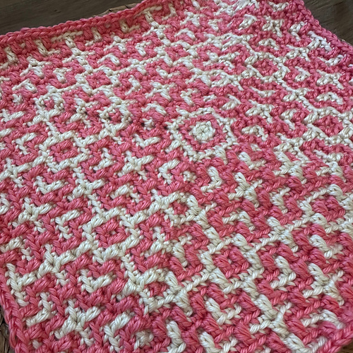 Celtic Knot Mosaic Crochet Square photo 2