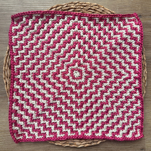 Radiating Ripples Mosaic Square