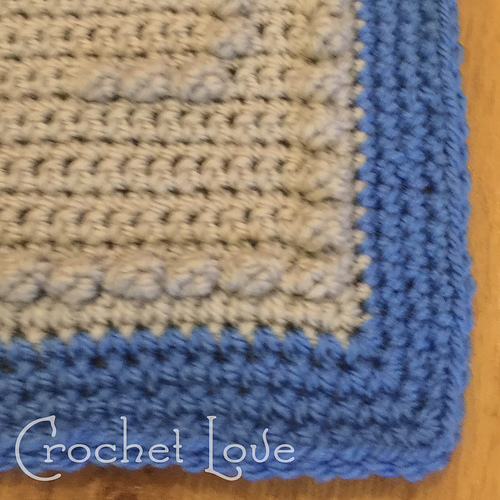 Ravelry “FAMILY” Popcorn Stitch Baby Blanket pattern by Just Crochet Love