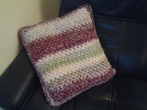 Crochet Linen Stitch Cushion photo 5