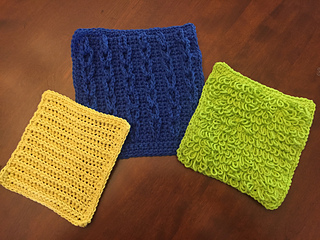 Week 2 - Yarn Over Slip Stitch, Chain Stitch Cables, Loop Stitch