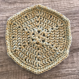 Week 4 Plain Hexie A in color 959 Ural