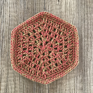 Week 5 Plain Hexie B in color 947 Seine