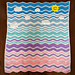 Sleepy Sunrise Baby Blanket pattern 