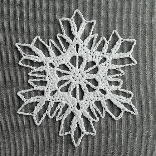 Ravelry: Strawberry Pudding Snowflake pattern by Jessica Wifall