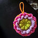 Rainbow Flower Scrubby Dishcloth photo 3