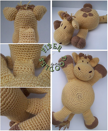 Ravelry: Pillow Pal Giraffe pattern by K4TT
