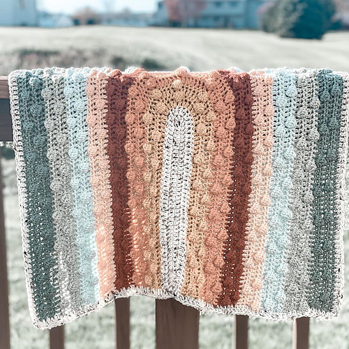 Finished Baby Blanket and First Time Blocking : r/crochet