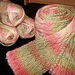 Palindrome: A Reversible Cable Scarf pattern 