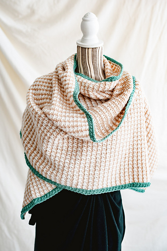 Frosted Forest Houndstooth Wrap