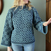 Rows of Flowers Sweater pattern
