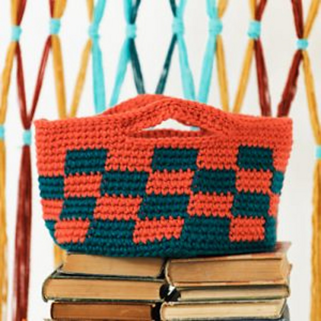 Checkered Country Basket