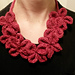 Crochet flower necklace #3 photo 4