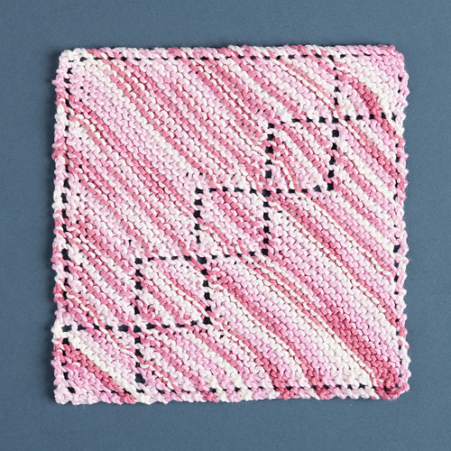 Peony Path Dishcloth