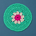 Lily Pad Dishcloth pattern
