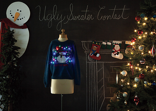 Snømann Genser - Knit Picks