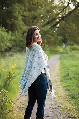 Oakwood 56034 ladies Poncho, Grey (Grey 0527), One size