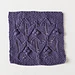 Plum Lotus Dishcloth pattern