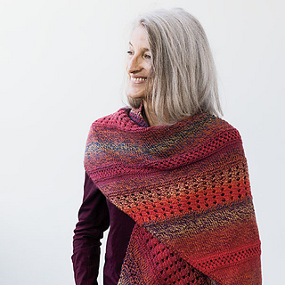 Ravelry: Sedona Sunset Wrap pattern by Jenny Williams