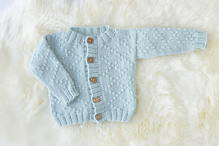 Ravelry Cute as a Button Baby Cardigan pattern by Holly Sorkin