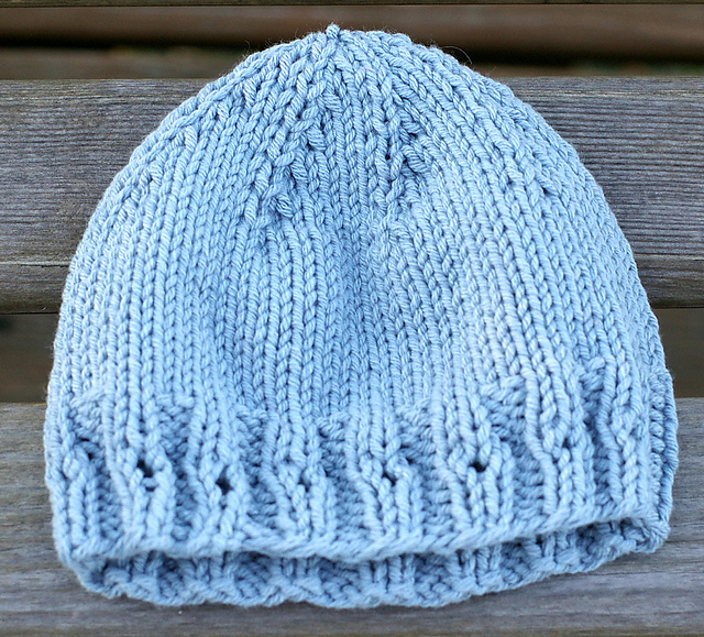 Ravelry Simple Preemie Hat (with eyelets) pattern by Katherine Vaughan