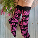 Bats & Phlox / Lepakoita ja leimukukkia pattern 