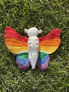Biv the butterfly (underside).