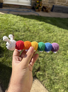 Roy the caterpillar (side).