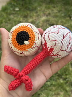 3A & 3B: Large Single Colour eyes