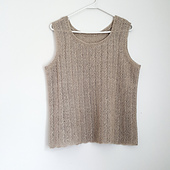 Herringbone Linen Tank Top
Design and Pattern by
Karen Vølund Fechter
May 2020