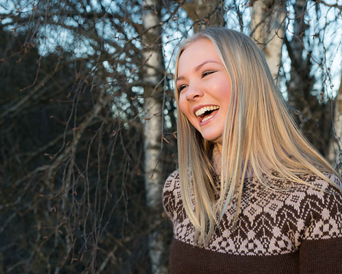 Høstløv Genser - Karihdesign Kari Hestnes